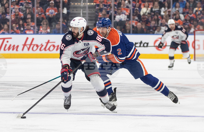 Blue Jackets Oilers Hockey