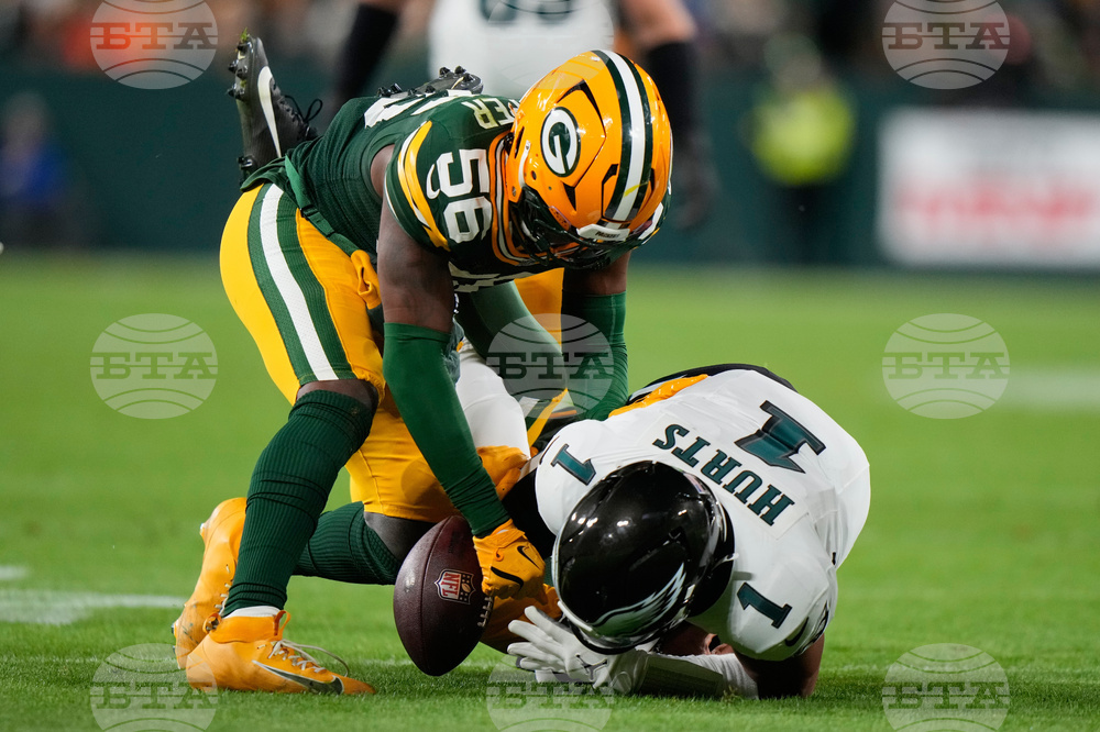 APTOPIX Eagles Packers Football