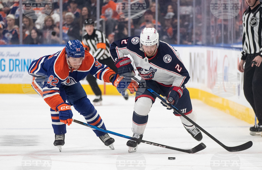 Blue Jackets Oilers Hockey