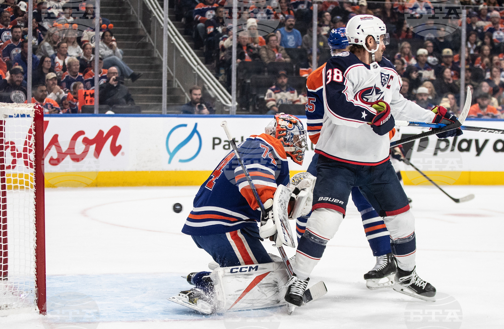 Blue Jackets Oilers Hockey