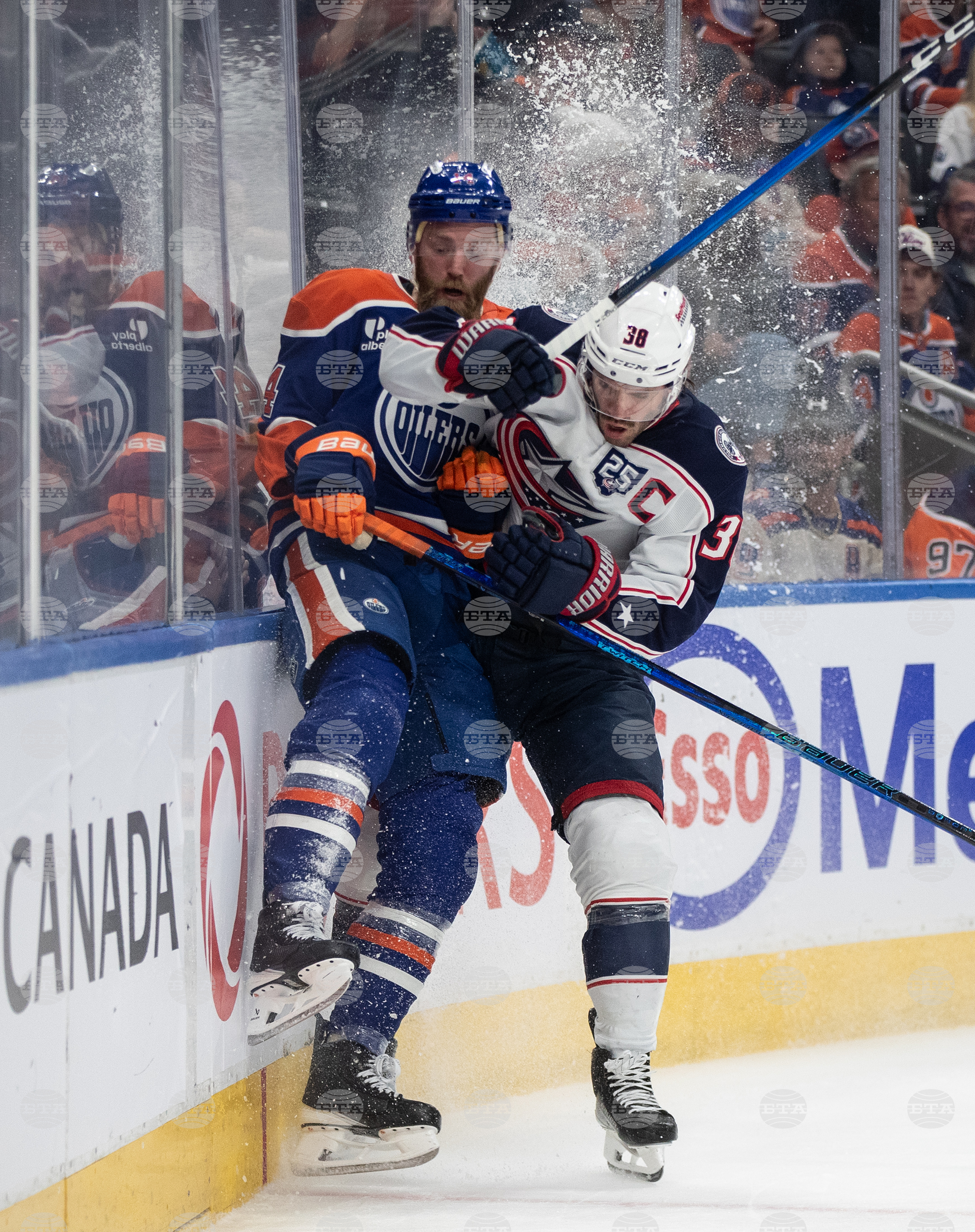 Blue Jackets Oilers Hockey