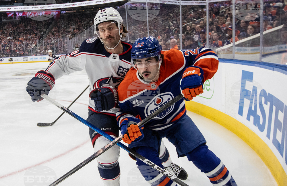 Blue Jackets Oilers Hockey