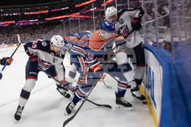 Blue Jackets Oilers Hockey