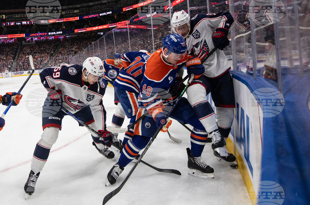 Blue Jackets Oilers Hockey