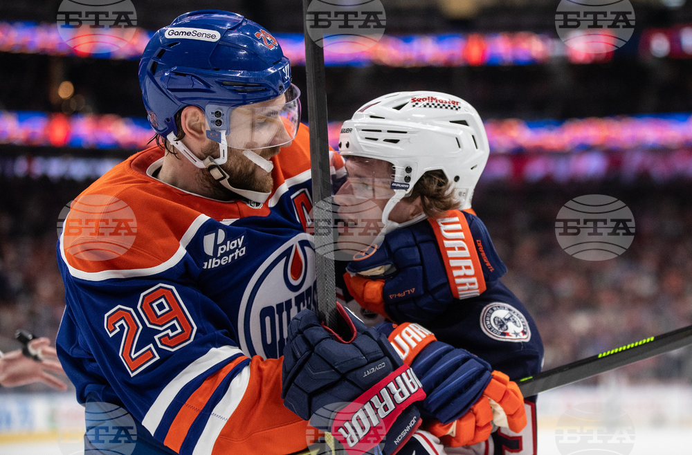 Blue Jackets Oilers Hockey