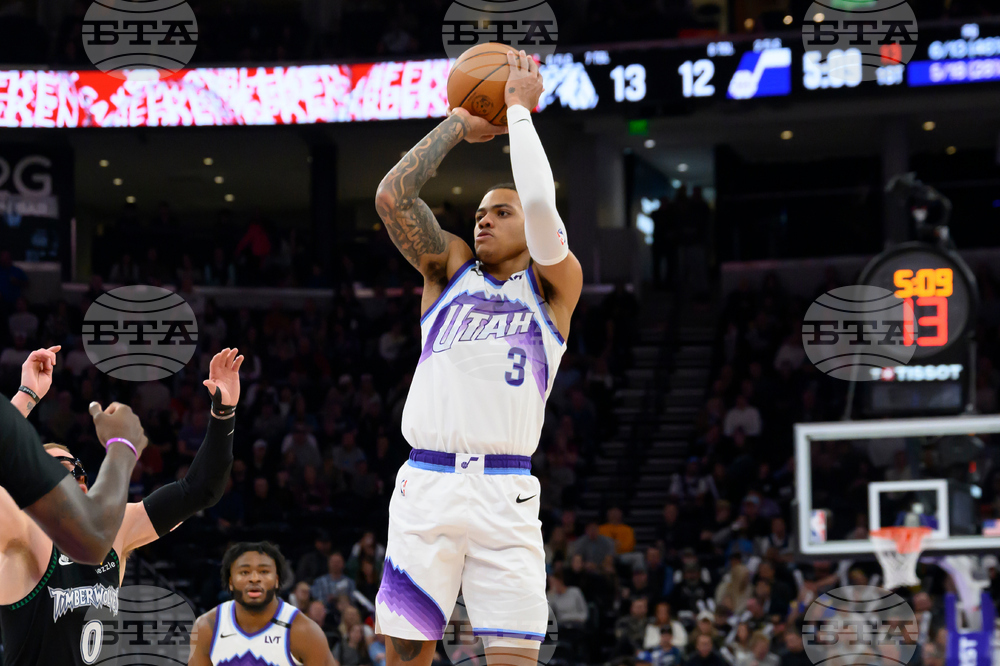 Timberwolves Jazz Basketball