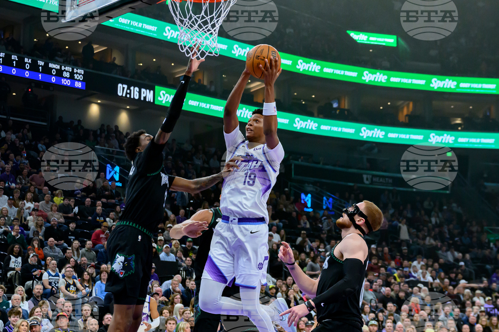 Timberwolves Jazz Basketball