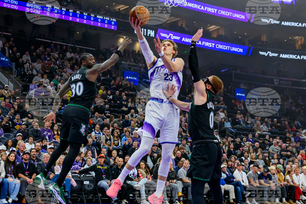 Timberwolves Jazz Basketball