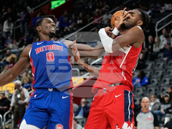 Wizards Pistons Basketball