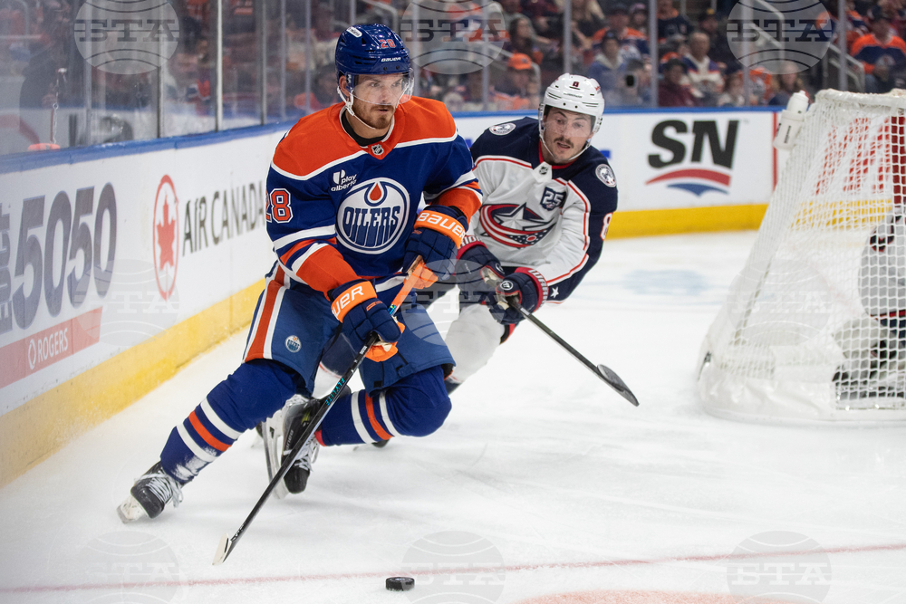 Blue Jackets Oilers Hockey