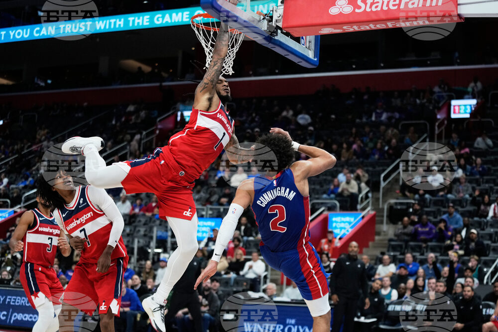 Wizards Pistons Basketball