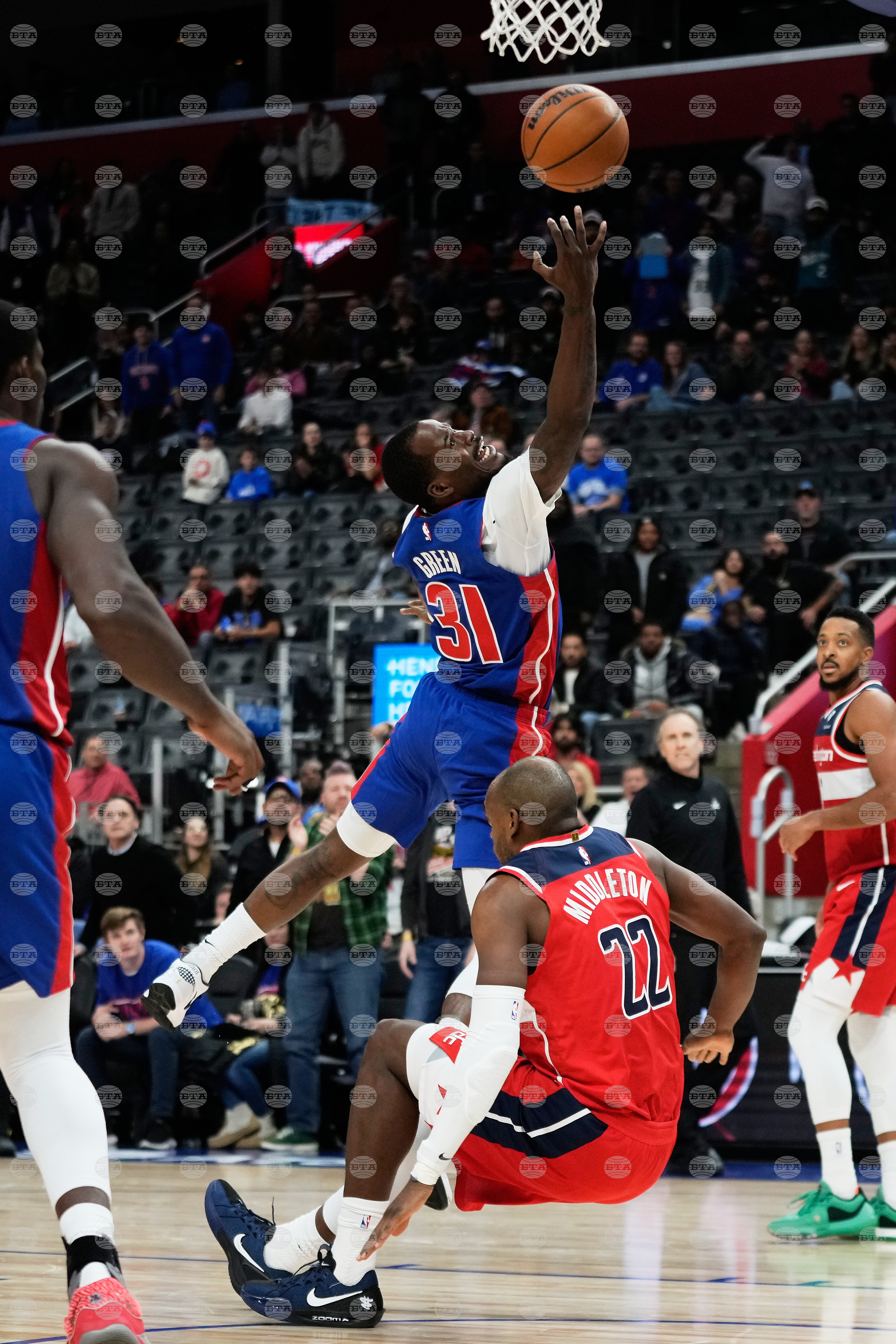 Wizards Pistons Basketball