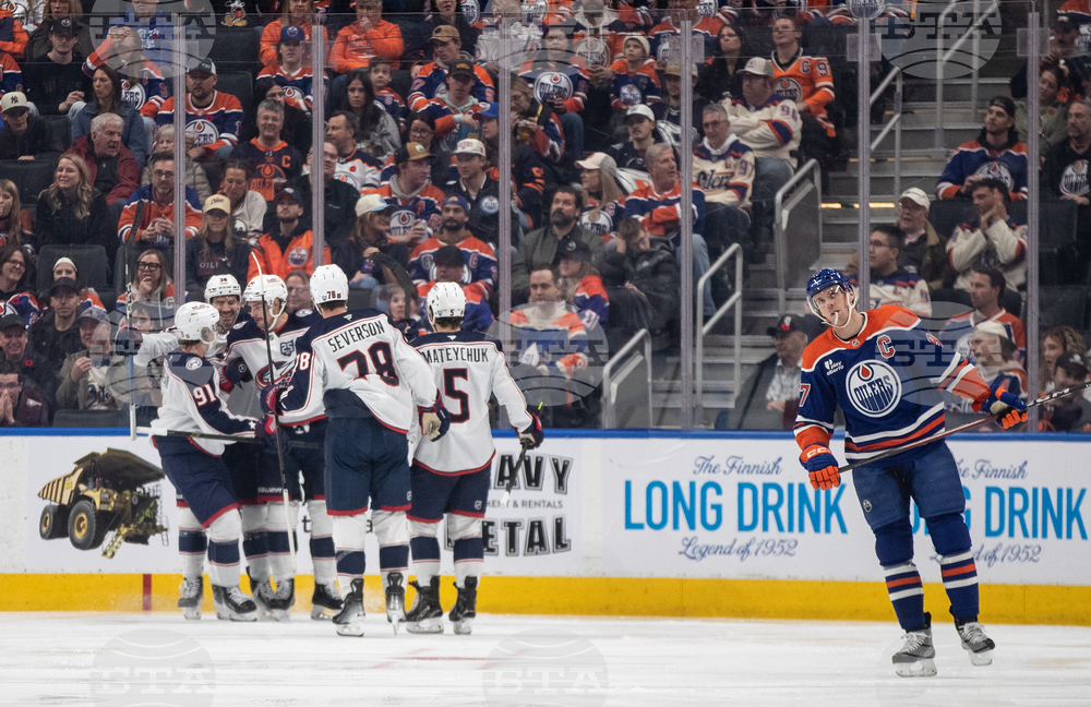 Blue Jackets Oilers Hockey