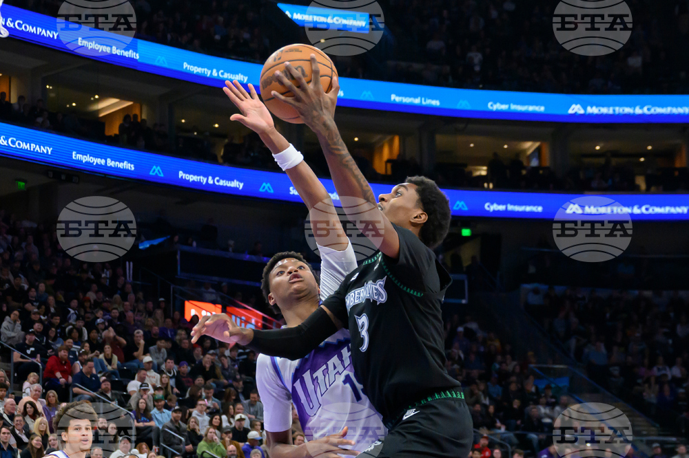 Timberwolves Jazz Basketball