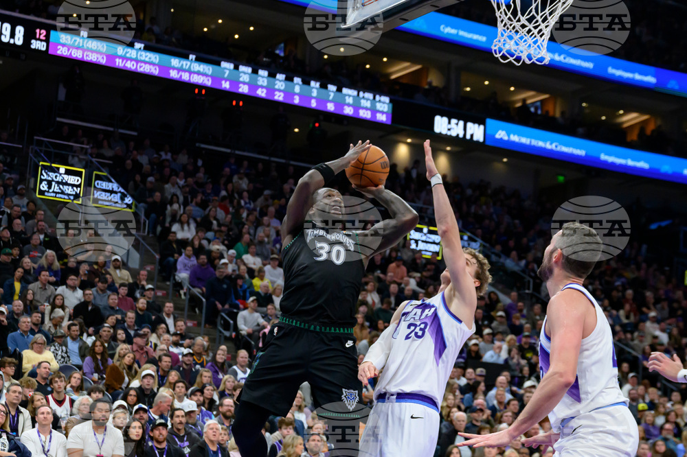 Timberwolves Jazz Basketball