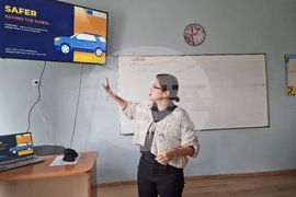 Разград - ученици - безопасно шофиране - обучение