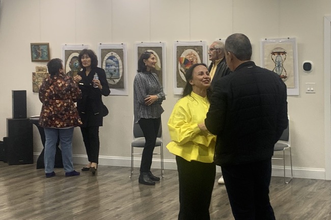 Откриване на изложба с графика и живопис от Даниела Зекина и Петър Бояджиев се състоя в Културен център „Българика“ в Чикаго