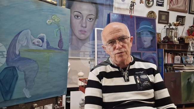 Истинското изкуство остава – всичко друго се забравя, каза в интервю за БТА художникът Владимир Киров