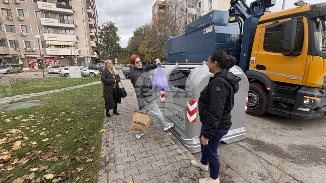 В пловдивския район „Тракия“ започна поставянето на новите 114 контейнера за смет
