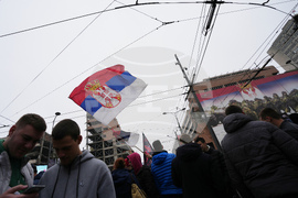 Serbia Trump Protest