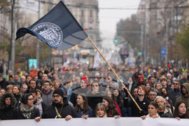 Serbia Trump Protest