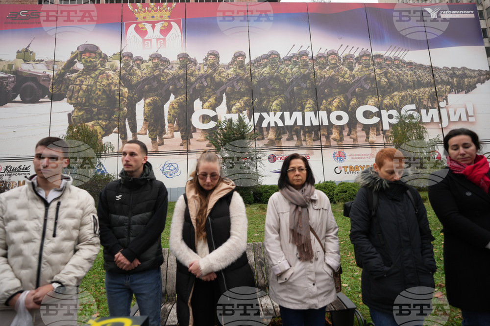 Serbia Trump Protest