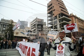 Сърбия - Белград - протест