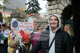 Сърбия - Белград - протест