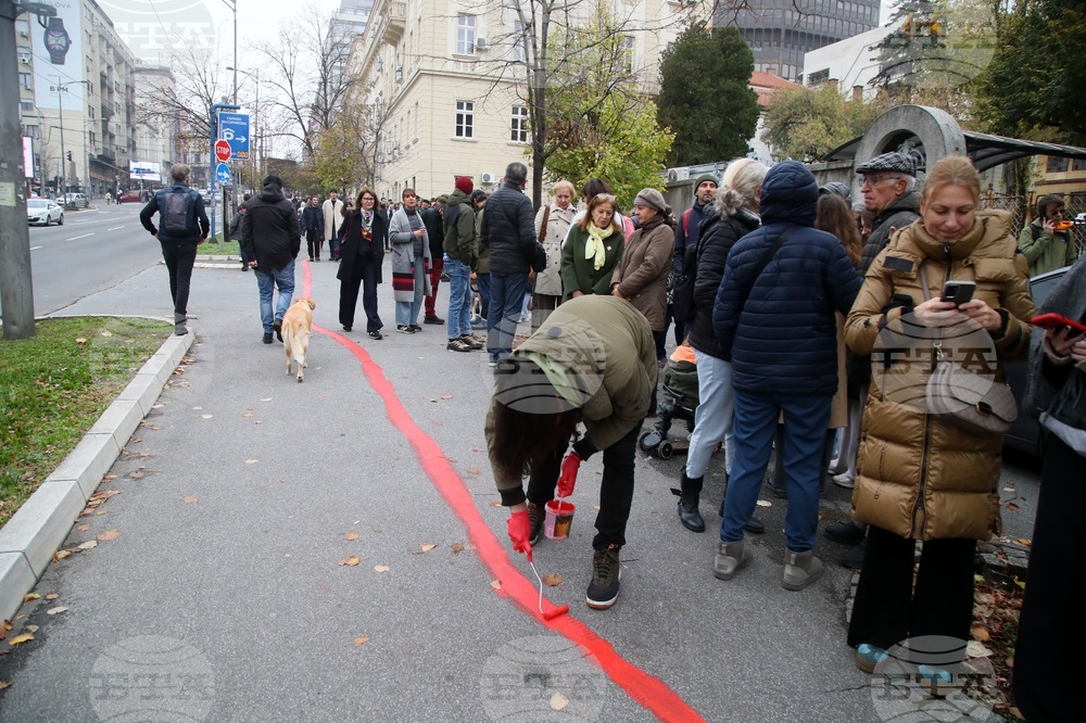 Сърбия - Белград - протест