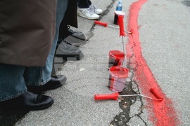 Сърбия - Белград - протест