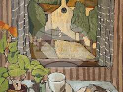 Криста Кирова показва в изложба нов прочит на теми, вече изследвани и вълнували поколения художници. Снимка: Музей-галерия „Анел“