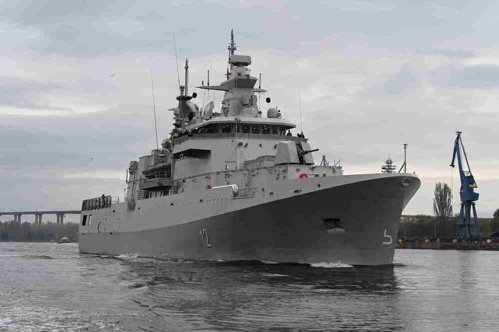 Започнаха ходовите изпитания на първия от многофункционалните патрулни кораби на Военноморските сили