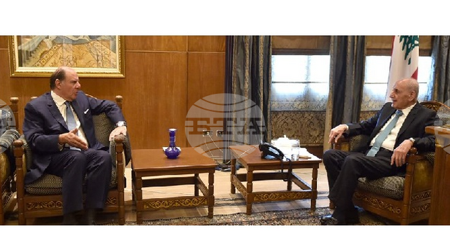 ННА: Председателят на парламента на Ливан проведе няколко срещи, в които разгледа последните събития в страната