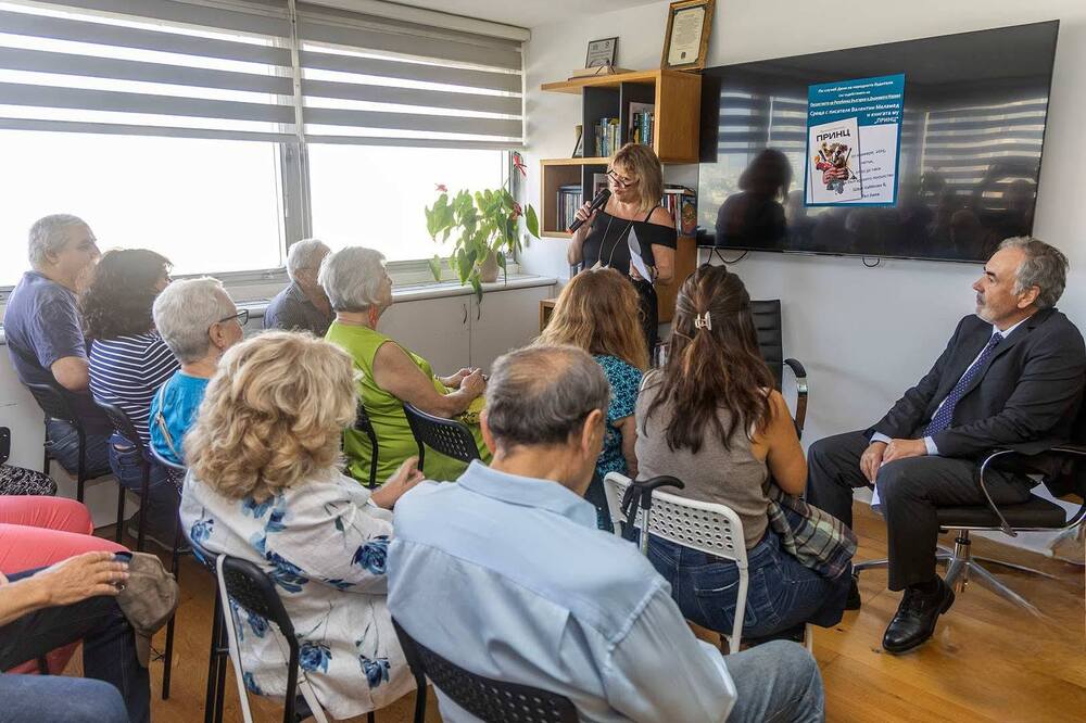 Българското посолство в Тел Авив отбеляза Деня на народните будители с представяне на романа „Принц“ на Валентин Меламед