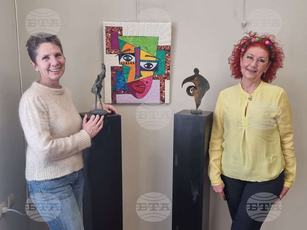 Диана Тончева и Агнес Данкова показват в Плевен свои творби в обща изложба "Малка пластика и пачуърк"