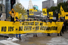 Veterans Protest Chicago