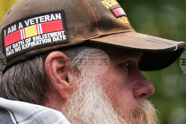 CORRECTION Veterans Protest Chicago