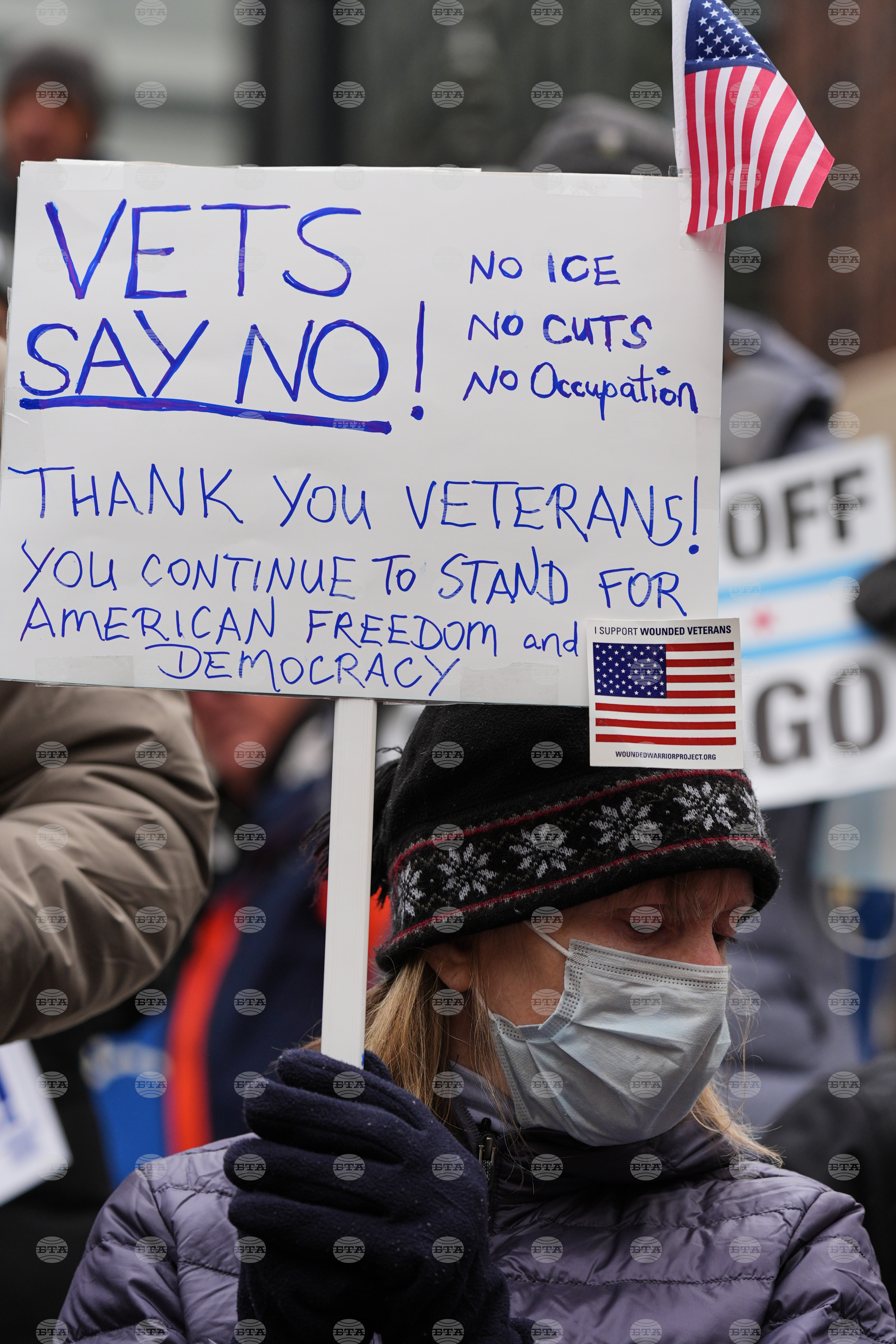 Veterans Protest Chicago