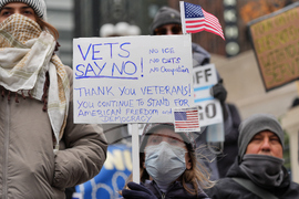 Veterans Protest Chicago