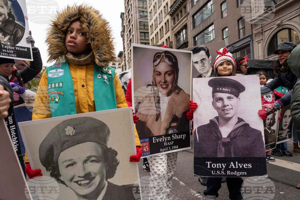 APTOPIX Veterans Day Parade New York