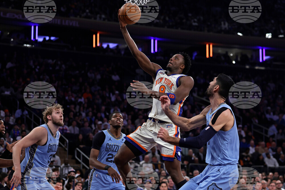 Grizzlies Knicks Basketball