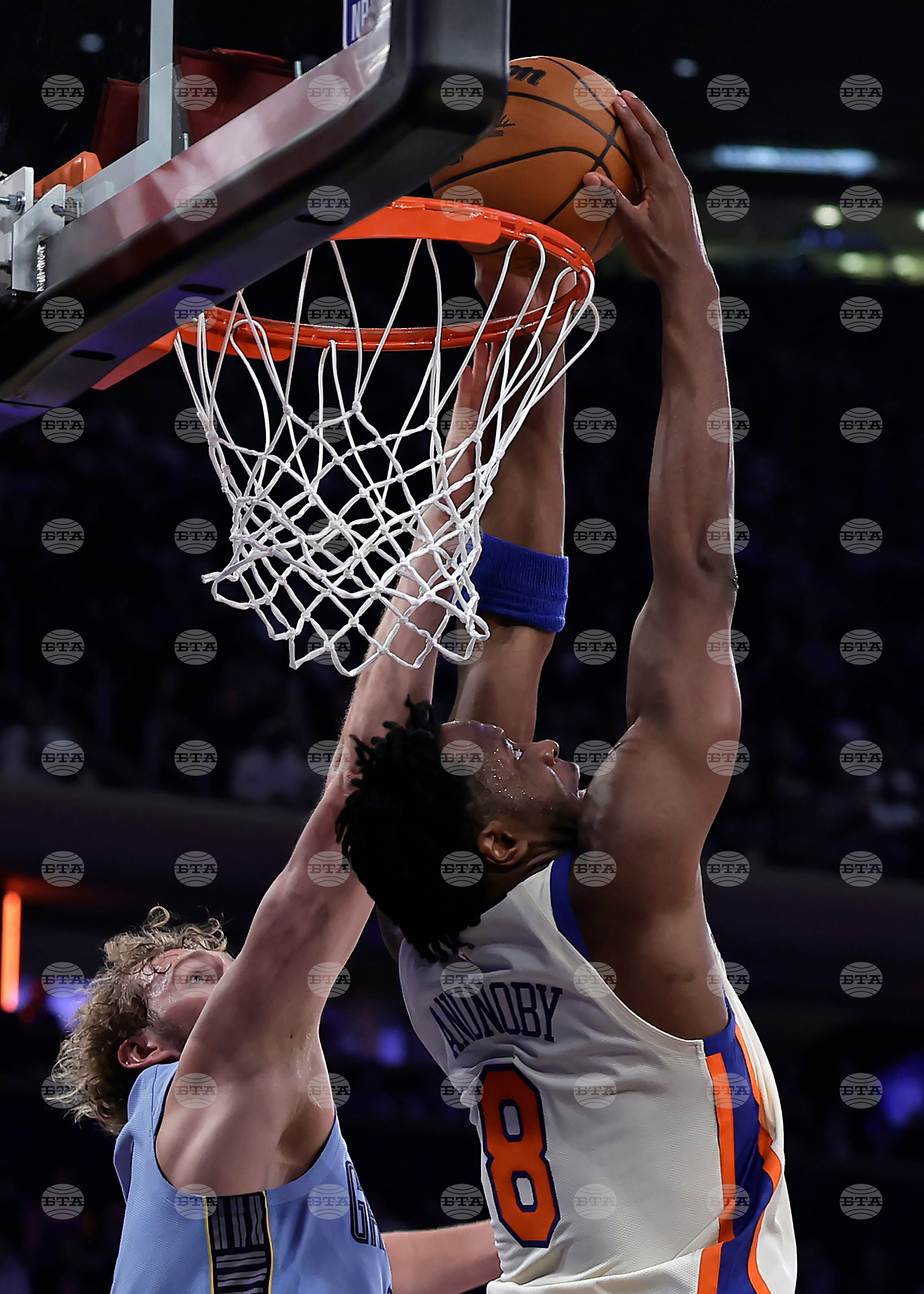 Grizzlies Knicks Basketball