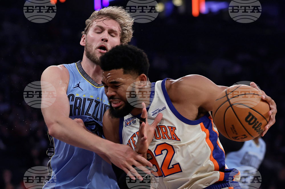 Grizzlies Knicks Basketball