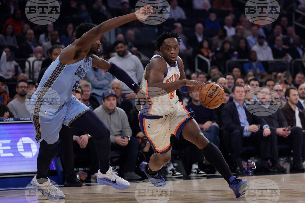 Grizzlies Knicks Basketball