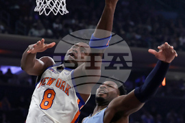 Grizzlies Knicks Basketball