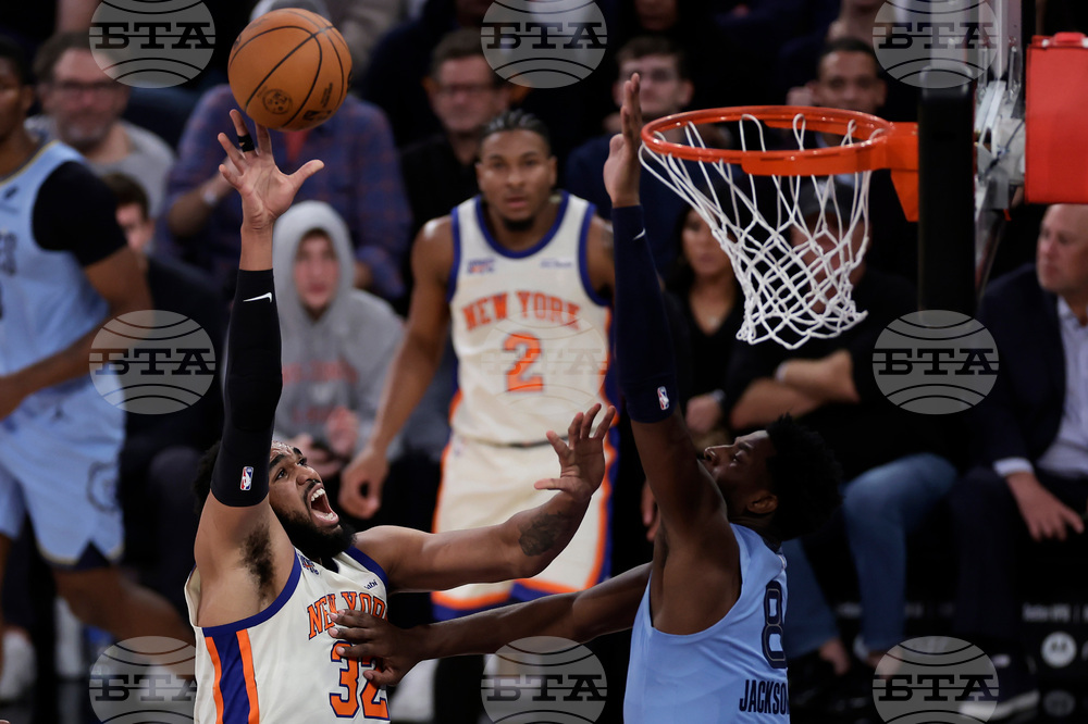 Grizzlies Knicks Basketball