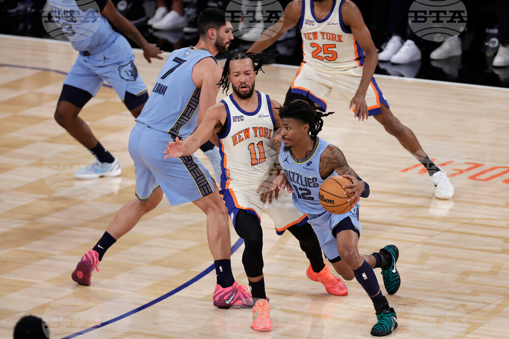 Grizzlies Knicks Basketball