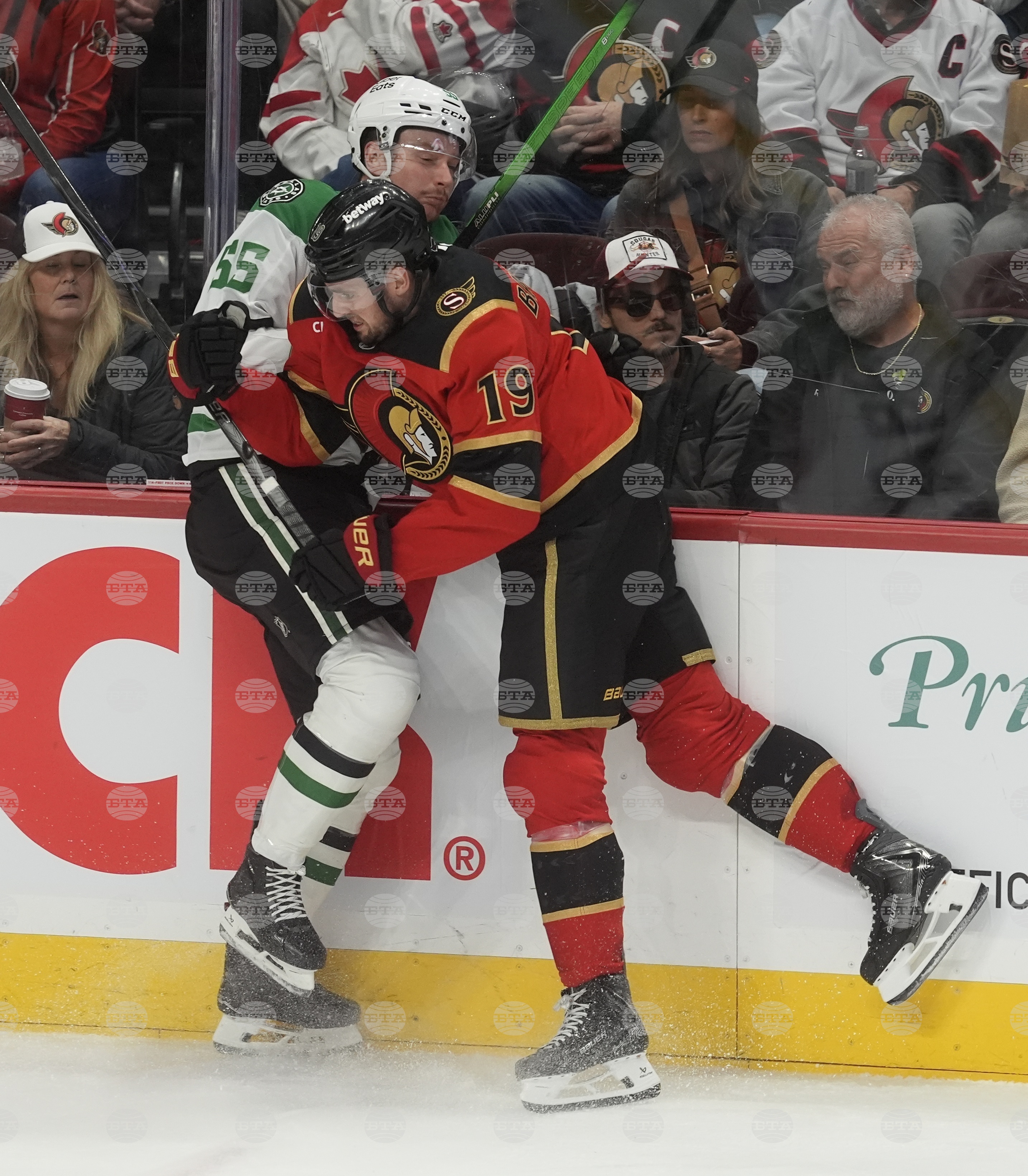 Stars Senators Hockey