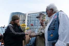 Veterans Protest Portland