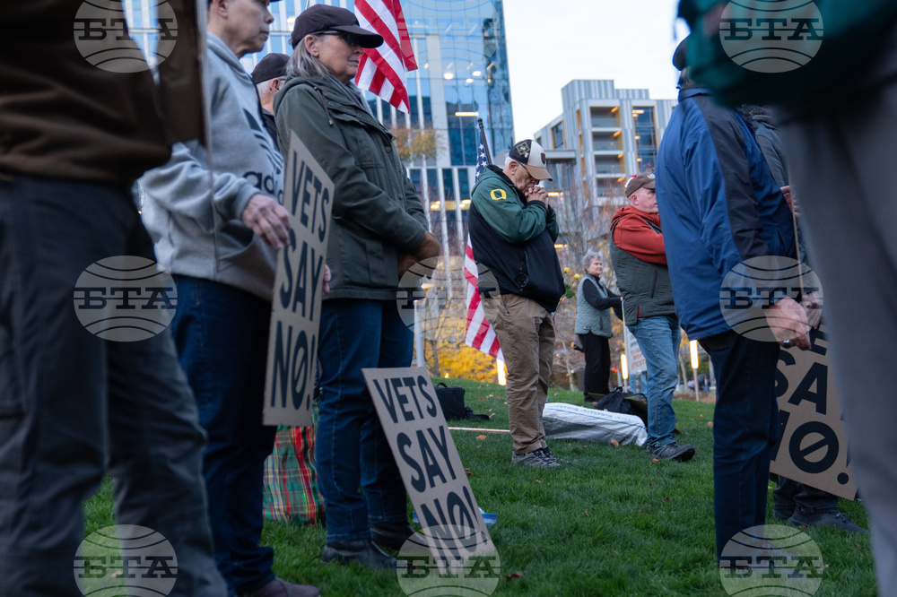 Veterans Protest Portland